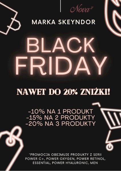 Black Friday w Nova2 - Rabaty do 20% tylko 28 listopada 2025! | Mokotów, ul. Wołoska 70